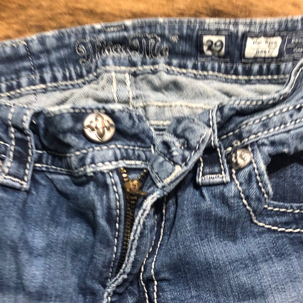Miss Me sequin jeans in size 29 boot - Picture 5 of 7